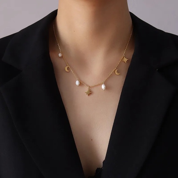 Jewelry - Stainless Steel 18K Gold Plated Necklace